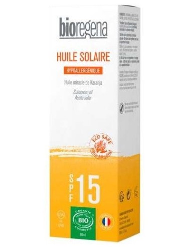 Aceite Solar Spf15 Spray 90Ml Hipoalergenico. Bio de Bioregena