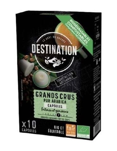 Cafe Pur Arabica Grands Crus 10Capsulas Cafe Bio de Destination