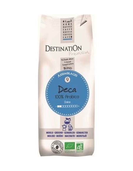 Cafe Arabica 100% Descafeinado Molido 250Gr. Bio de Destination