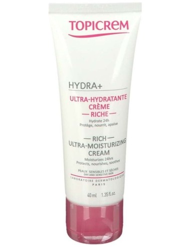 Topicrem Hydra+Crema Hidrat Ilumin Rica 40 Ml de Topicrem