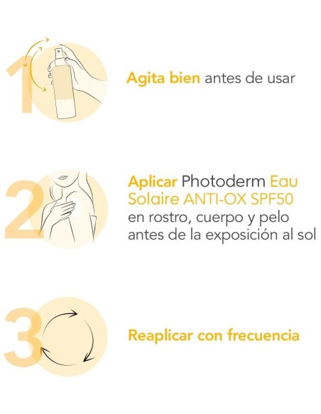 Photoderm Antiox Spf 50 Eau Solaire Spray 200 Ml de Bioderma