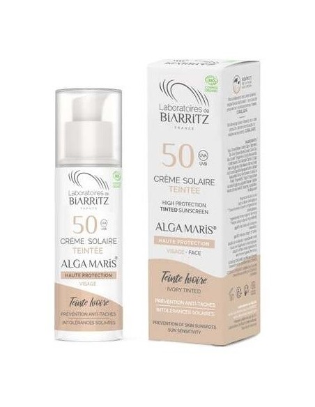 Crema Facial Color Marfil Spf50 50Ml. de Alga Maris - Lab. Biarritz