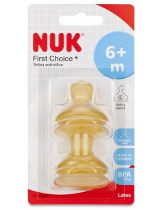 Tetina Fc+ 6-18 L Latex 2Ud. de Nuk 2