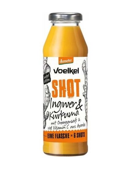 Shot De Jengibre Curcuma Naranja Acerola Limon 280 de Voelkel