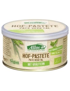 Pate Vegetal Con Finas Hierbas 125Gr. Bio Vegan de Allos 2