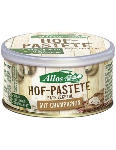Pate Vegetal Con Champiñones 125Gr. Bio Vegan de Allos 2