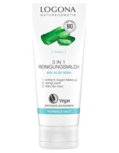 Leche Limpiadora 3En1 Aloe Vera 100Ml. de Logona 2