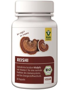 Reishi bio, 80 cápsulas de Raab Vitalfood 2