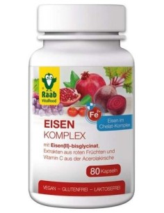 Complejo De Hierro 80Cap. Sg Vegan de Raab Vitalfood 2