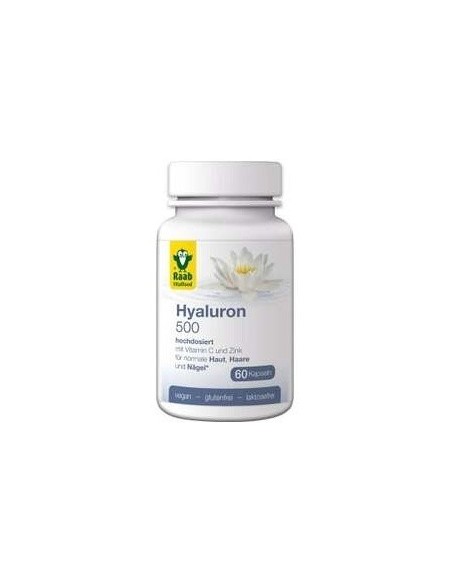 Hyaluron 500Mg 60Cap. Sg Vegan de Raab Vitalfood