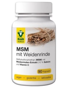 Msm Con Corteza De Sauce 630Mg 90Cap. Sg Vegan de Raab Vitalfood 2
