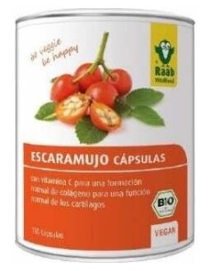 Escaramujo cápsulas 860mg, bote 150 ud de Raab Vitalfood 2