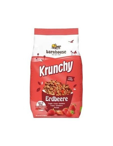 Muesli Krunchy Fresas 375  Gr Bio de Barnhouse