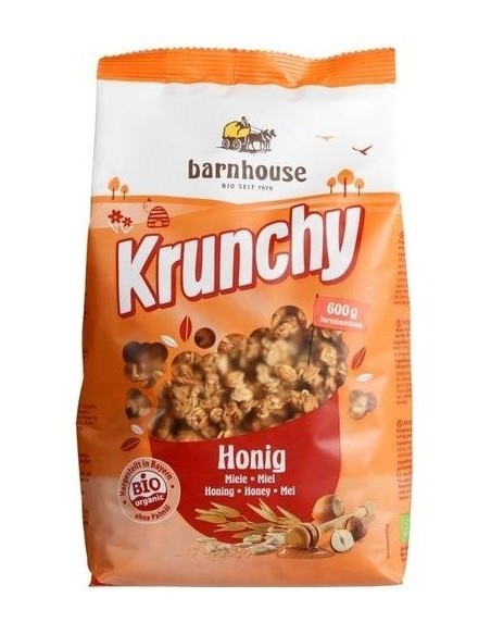 Muesli Krunchy Miel  600 Gr Bio de Barnhouse