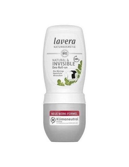 Desodorante Roll-On 48H Invisible & Natural 50Ml. de Lavera