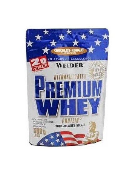 Weider Premium Whey Chocolate 500Gr. de Weider