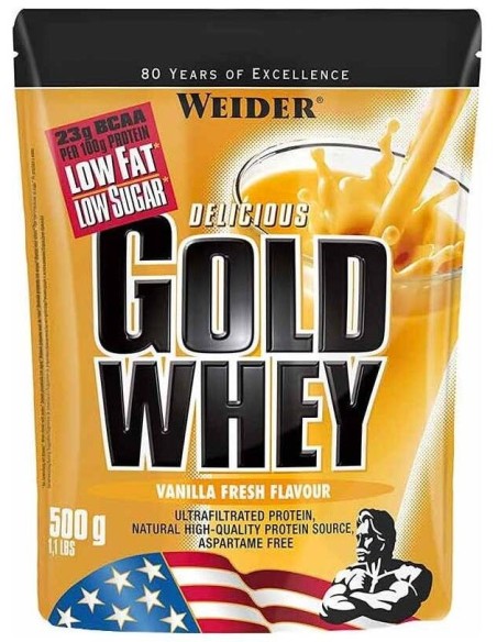 Weider Gold Whey Vainilla 500Gr. de Weider