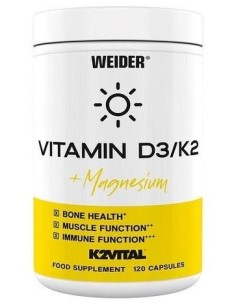 Weider Vitamin D3/K2 120Cap. de Weider 2