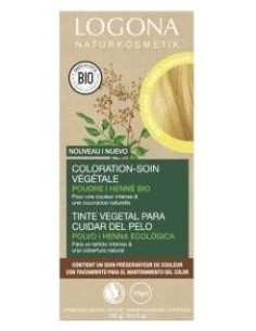 Colorante Vegetal Rubio Dorado 115Gr. Bio Vegan de Logona 2