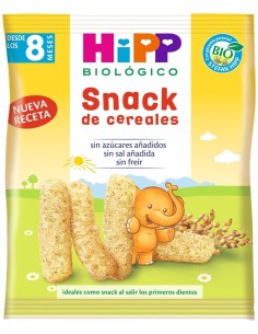 Snack De Cereales 8Meses 30Gr. Bio S/A S/Sal de Hipp 2