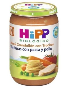 Potito Verduras Con Pasta Y Pollo 220Gr. Bio de Hipp 2