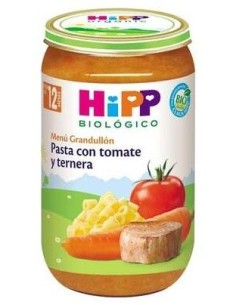 Potito Pasta Con Tomate Y Ternera 220Gr. Bio de Hipp 2