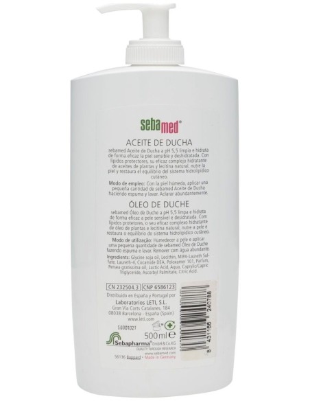 Aceite De Ducha 500Ml. de Sebamed