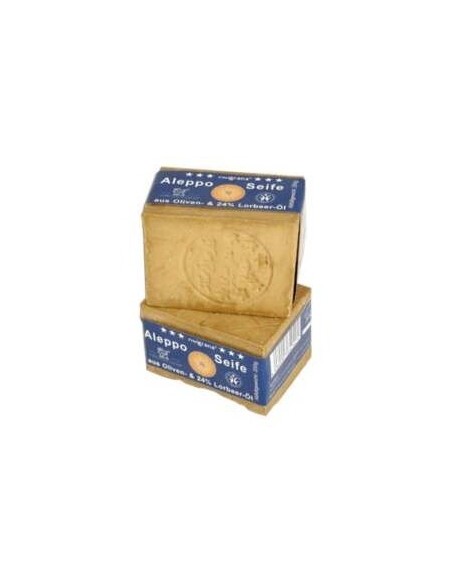 Jabon En Pastilla Alepo 24%+Laurel 200Gr. Bio de Savon Du Midi