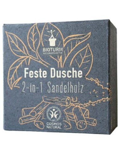 Champu-Gel Solido Sandalo 2 En 1 100Gr. Vegan de Bioturm