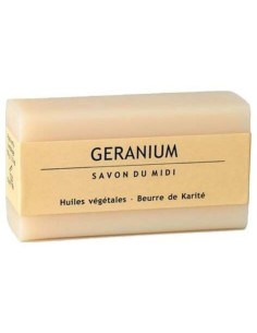 Jabon En Pastilla De Geranio 100Gr. Bio de Savon Du Midi 2