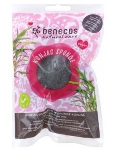 Esponja Konjac Bambu Negro Purificante-Piel Grasa de Benecos 2