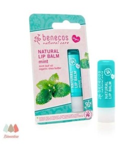 Bálsamo Labial Oliva karité Jojoba Menta 4.8gr de Benecos 2