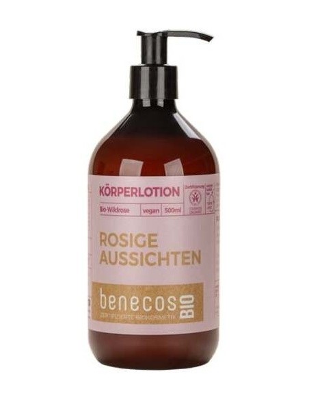 Locion Corporal Rosa Mosqueta 500Ml. Bio Vegano de Benecos