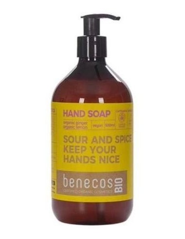 Jabon De Manos Jengibre Y Limon 500Ml. Bio Vegano de Benecos
