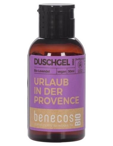 Gel De Baño Lavanda Mini Viaje 50Ml. Bio Vegano de Benecos