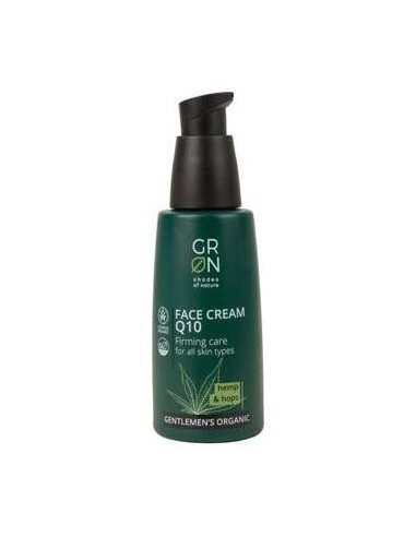 Crema Facial Hombre Q10 Cáñamo y Flor Lúpulo,50ml  Hombre de Grn
