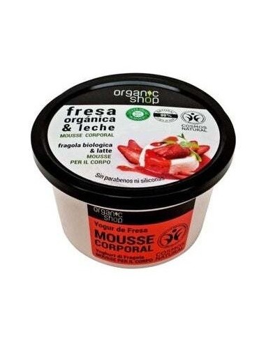 Mousse Corporal Vitaminica Fresa 250Ml. de Organic Shop