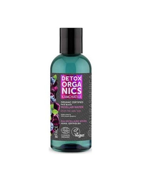 Detox Agua Micelar Facial Negra 170Ml. Eco Vegan de Natura Siberica