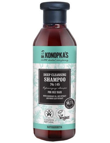 Champu Limpieza Profunda Cabello Graso 280Ml Vegan de Dr. Konopka´S