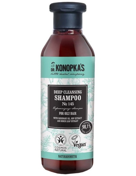Champu Limpieza Profunda Cabello Graso 280Ml Vegan de Dr. Konopka´S