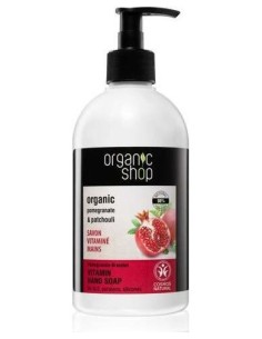 Jabon De Manos Vitaminas Granada-Patchouli 500Ml. de Organic Shop 2