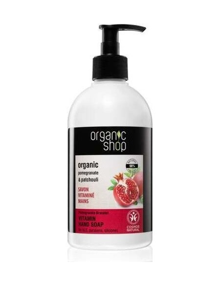 Jabon De Manos Vitaminas Granada-Patchouli 500Ml. de Organic Shop