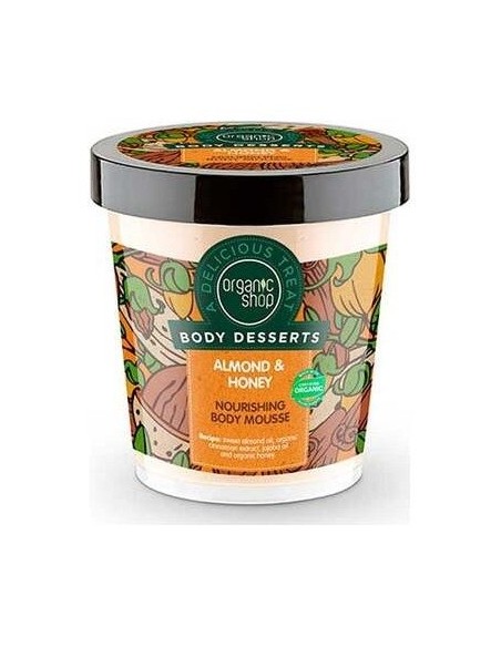 Mousse Corporal Nutritiva  Almendra-Miel 450Ml. de Organic Shop