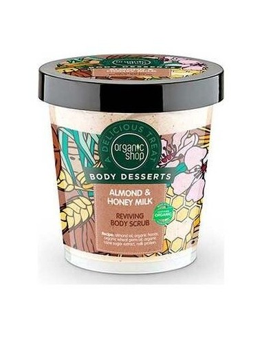 Exfoliante Corp Estimul Almendra-Leche -Miel 450Ml de Organic Shop