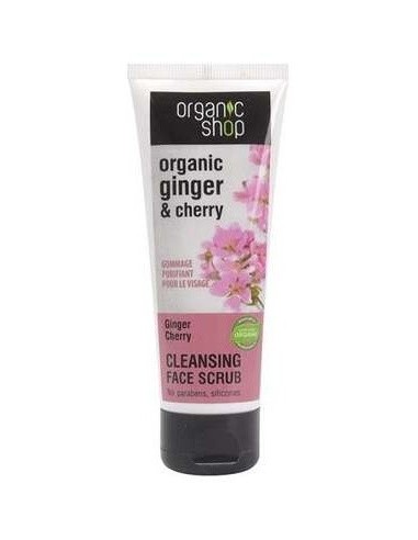 Peeling Facial Limpiador Jengibre Y Cerezas 75Ml. de Organic Shop