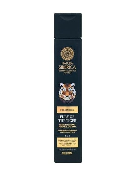 Fury Of The Tiger Men Champu Energizante  250Ml de Natura Siberica