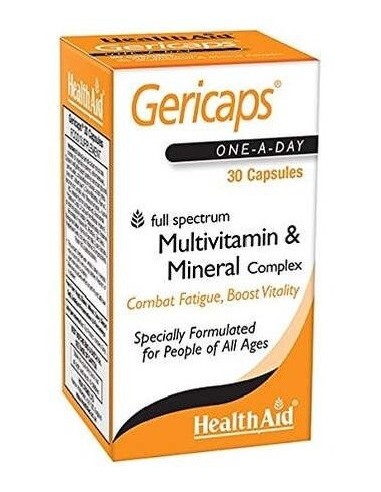 Gericaps Multinutriente 30Cap. Health Aid de Health Aid