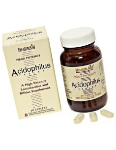 Acidophilus Con Fos   60 Comp de Health Aid 2