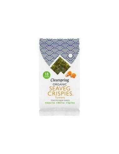Alga Nori Con Curcuma Snack 4Gr. de Clearspring