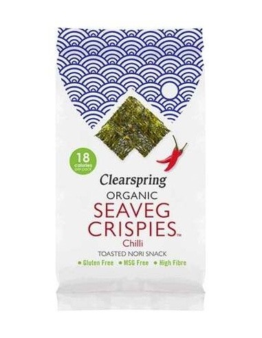Alga Nori Tostada Con Chili Snack 4Gr. de Clearspring